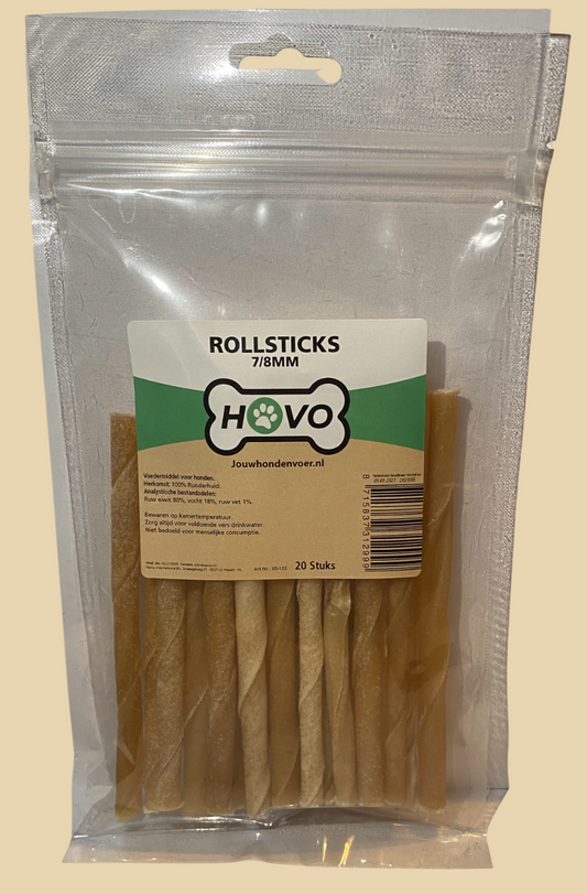 Hovo Rollsticks 7-8mm 20 stuks